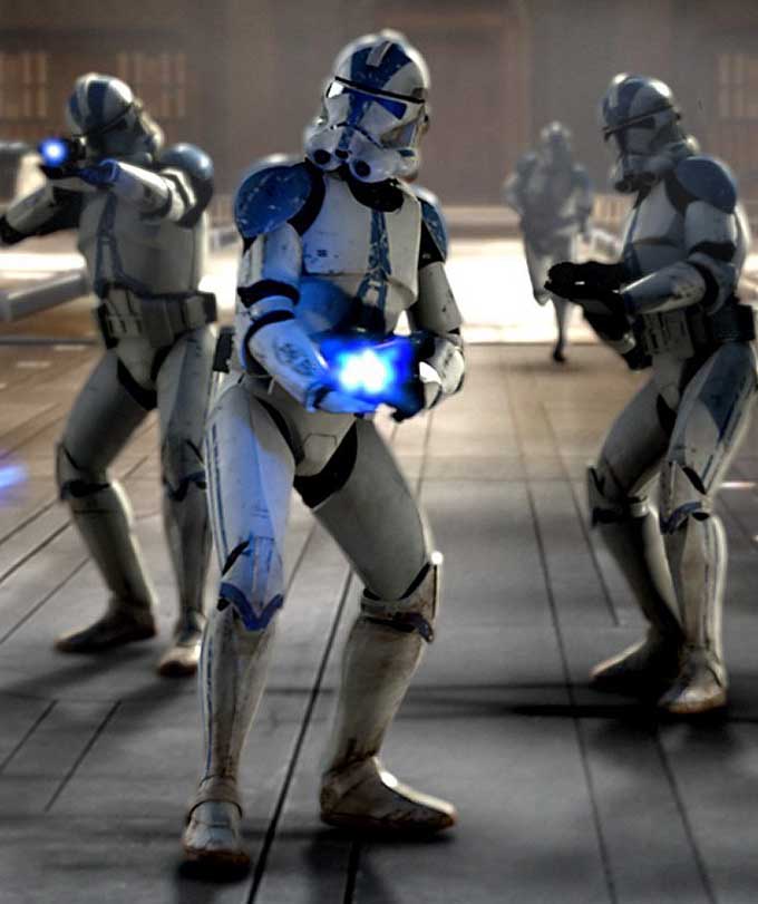 blue clone trooper armor